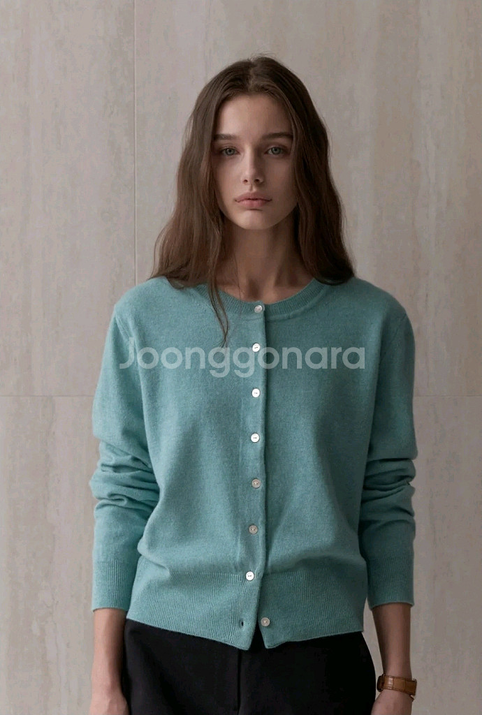 그레이룸 폰드 라운드 가디건--1