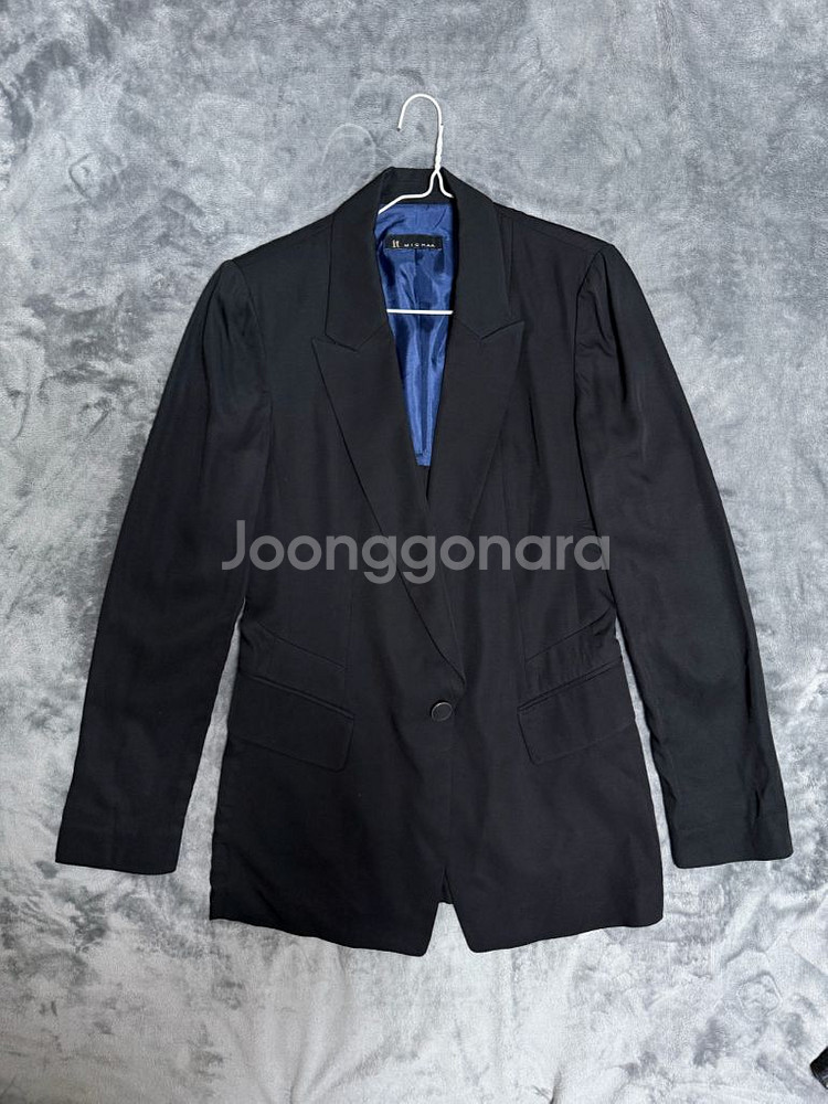 잇미샤 블랙 롱자켓 정품--0