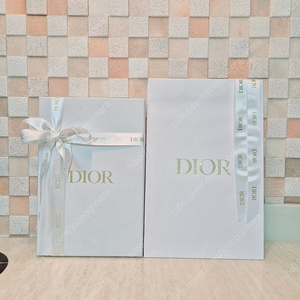 [정품]디올 쇼핑백+박스+리본 SET, 디올