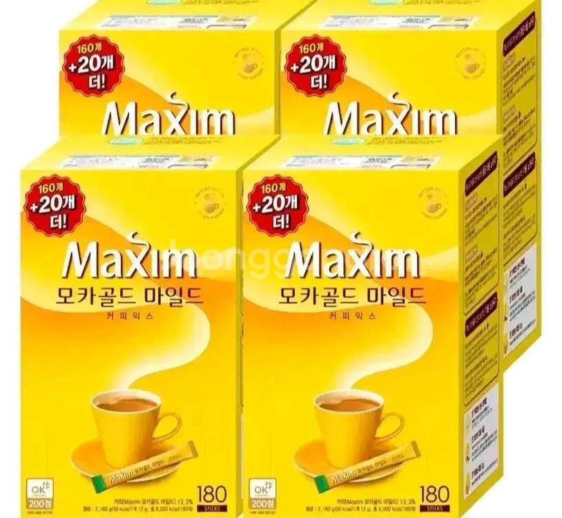 맥심모카골드 커피믹스 720개 180TX4박스--0