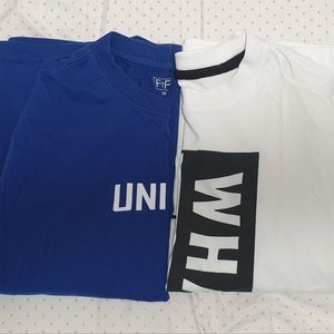 아동용 7부 면티셔츠 2벌 다해서 9천원