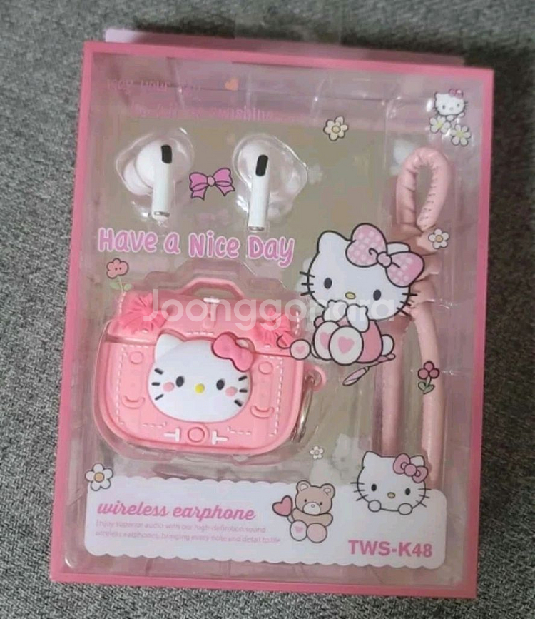 헬로키티 무선 이어폰 TWS-K48--0