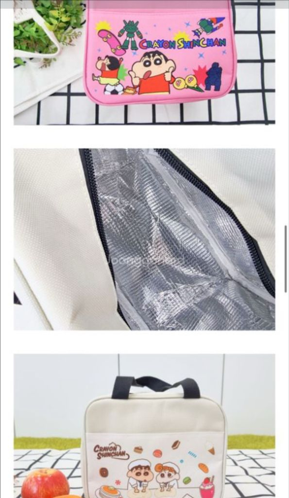 (짱구는못말려) 짱구 보온도시락 가방 팝니당 이미지