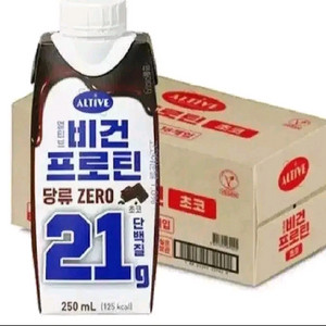 얼티브 비건프로틴 초코맛 250MLX18개 단백질음료