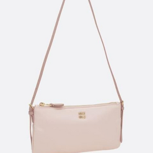 미우미우 새틴 파우치 숄더백