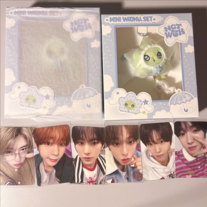 엔시티 위시 미니 우비 위츄 인형, 5만원 특전 포카