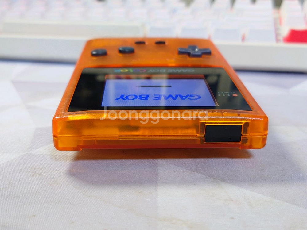 게임보이 컬러 클리어 오렌지 A급 (하우징품)--4