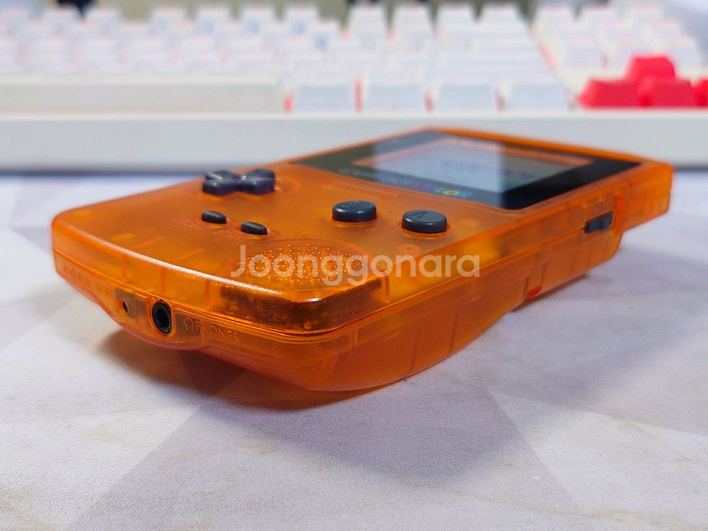 게임보이 컬러 클리어 오렌지 A급 (하우징품)--3