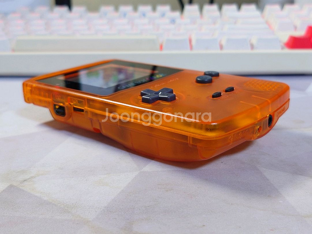 게임보이 컬러 클리어 오렌지 A급 (하우징품)--2