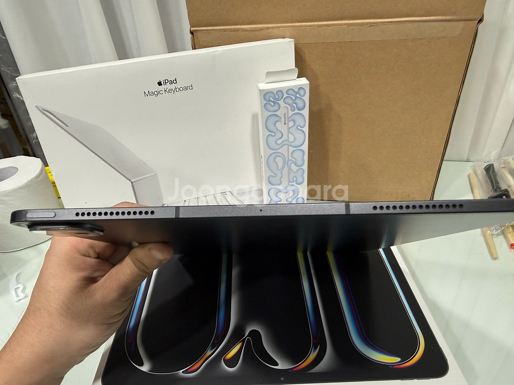 아이패드 프로7세대 M4 13인치 셀룰러(애케플)풀세트--4