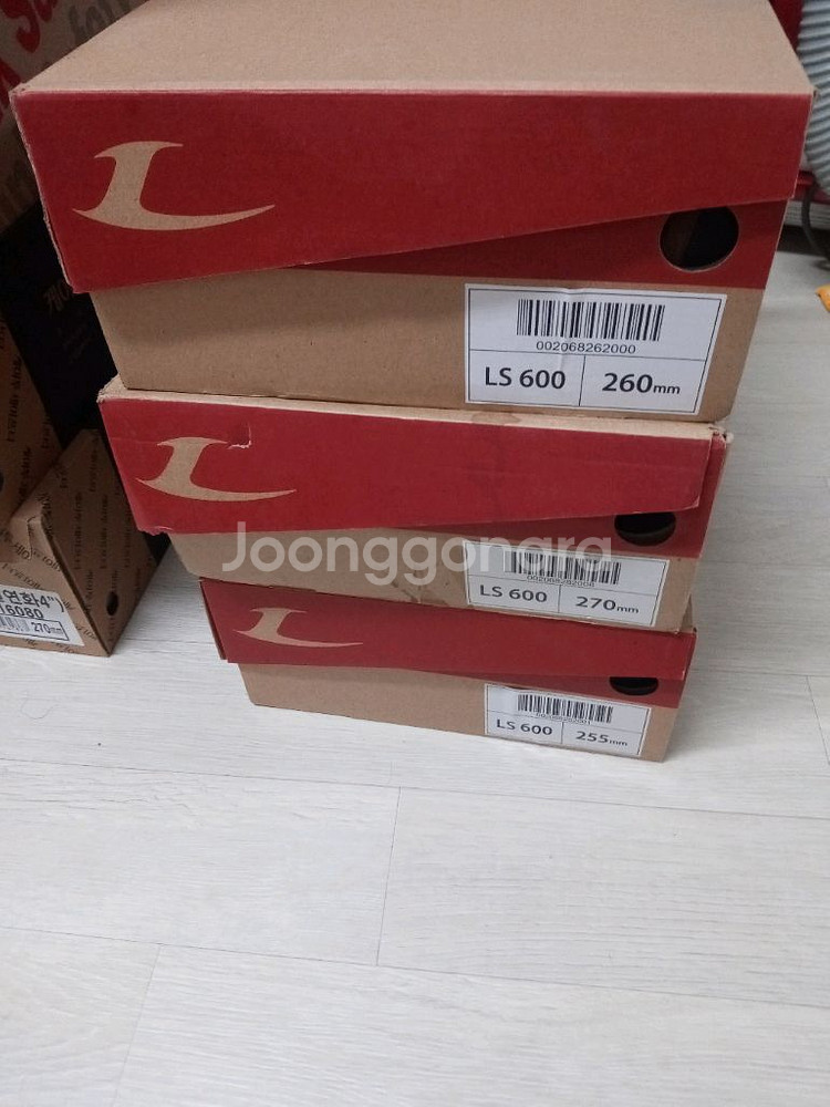 LS-600 르까프 안전화 260 지퍼 박스새제품--2