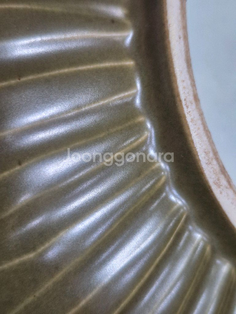 중국도자기. 다엽말유. 국화문 화형 반. 접시.--5