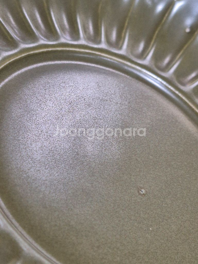 중국도자기. 다엽말유. 국화문 화형 반. 접시.--8