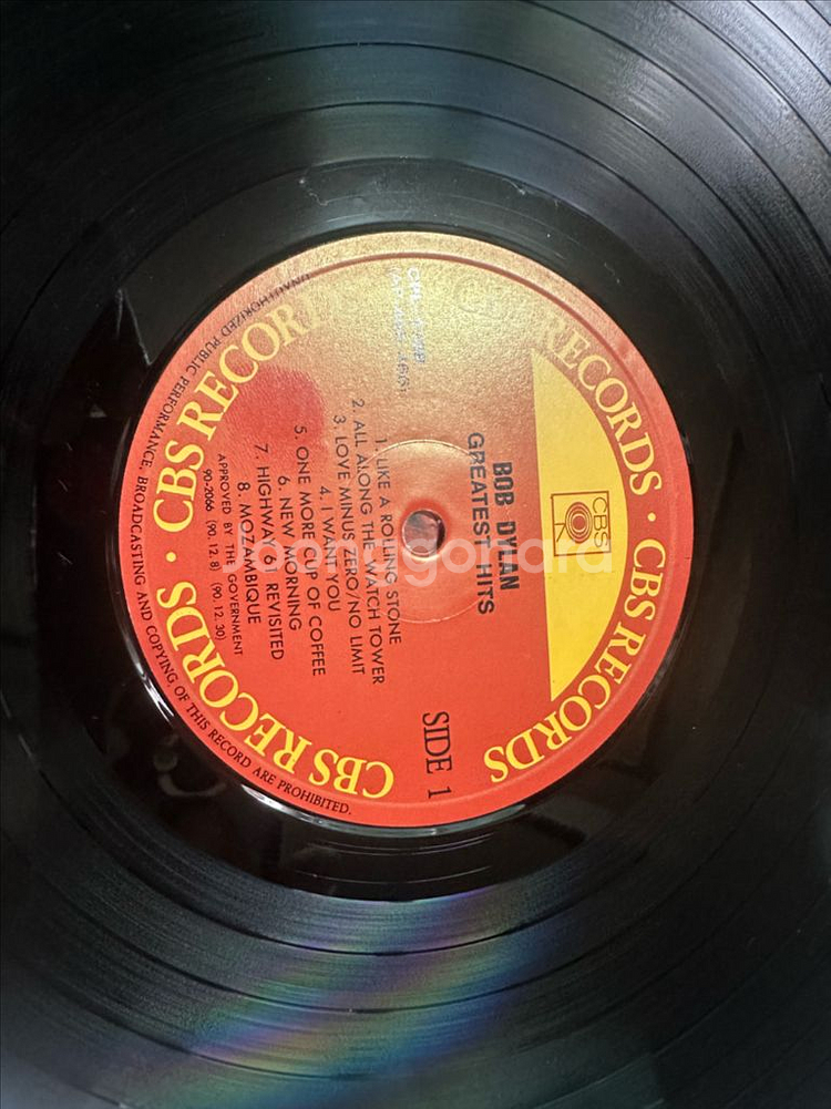 밥 딜런 - Greatest Hits LP 판매합니다--4