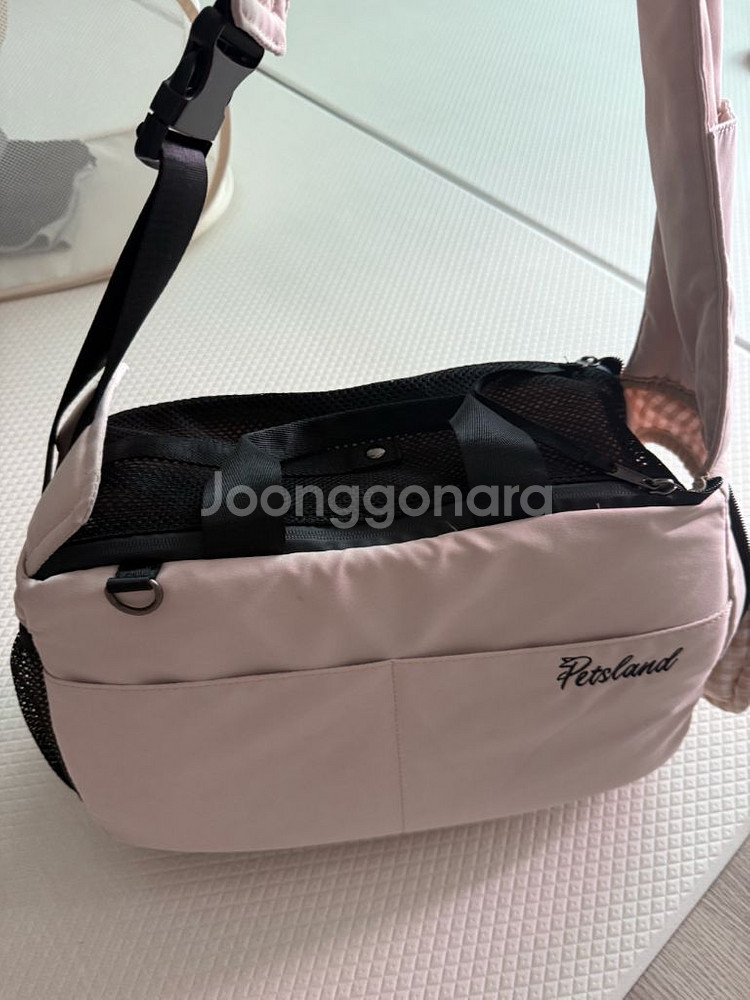 팻츠랜드 이동가방M사이즈, 메쉬이동가방--1