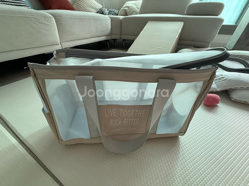 팻츠랜드 이동가방M사이즈, 메쉬이동가방--4