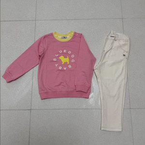 미착용) 블루독베이비 상하세트 120