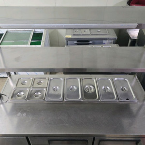 업소용 냉장고 반찬 1500, 2단 선반 포함, 올스텐