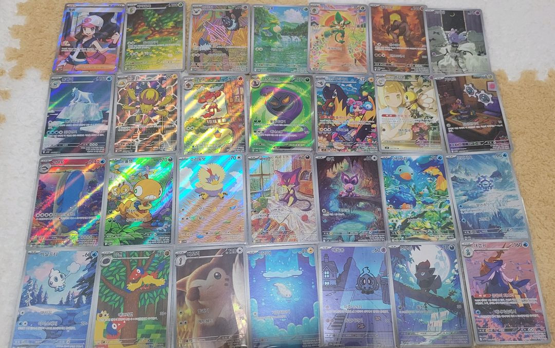 포켓몬카드 일괄 투희 sr, 모야모의 찌리베리 sar,--1