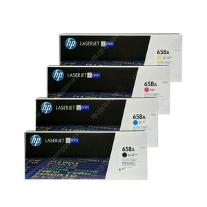 새상품, 미개봉) hp 정품토너 658a 풀세트