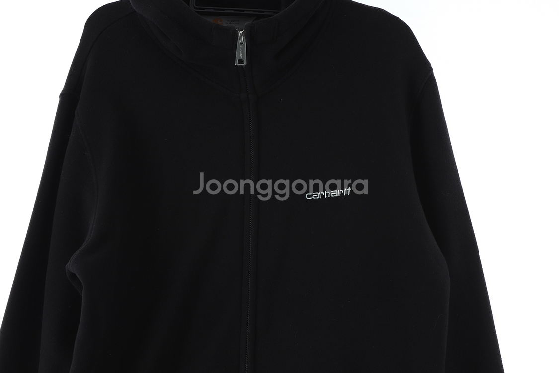 (M-XL) 칼하트 후드집업 블랙 올드스쿨--2