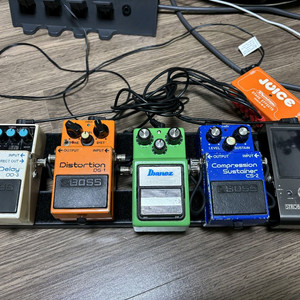 이펙터 페달 세트 한꺼번에 몽땅 떨이 합니다