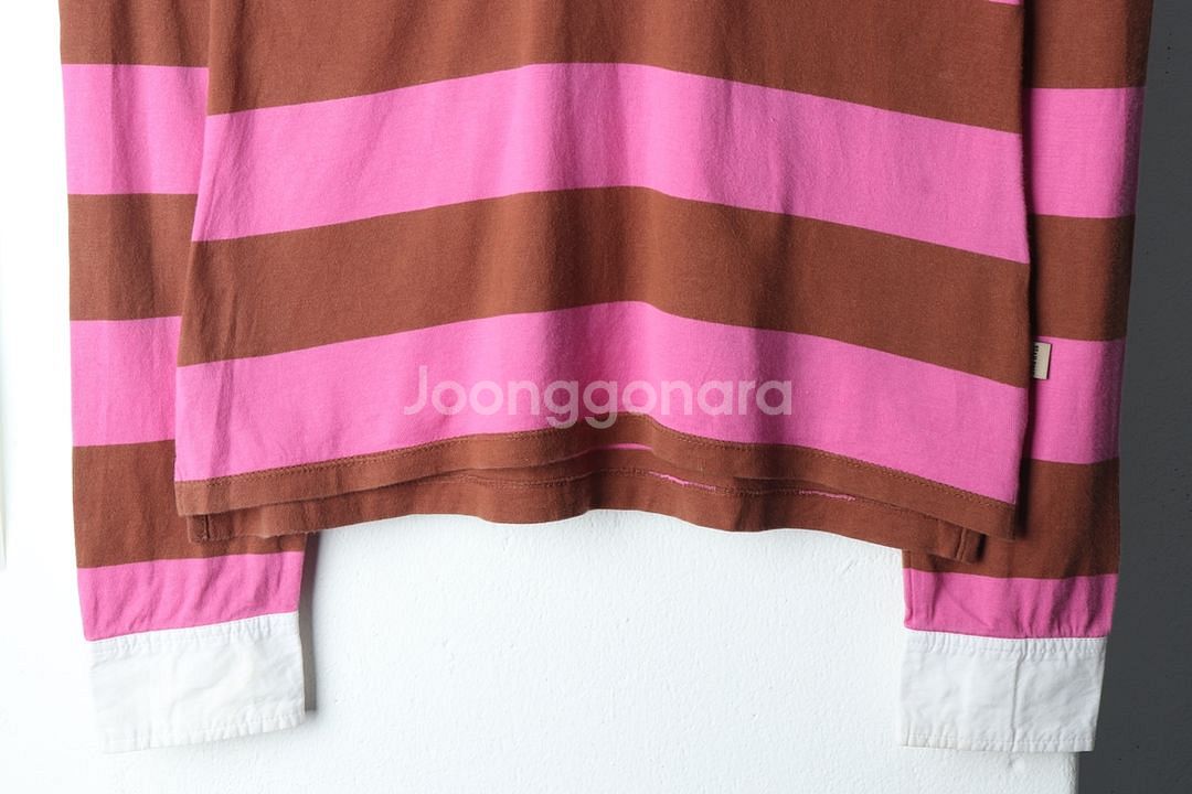 W(L) 빈폴 카라 긴팔티셔츠 스트라이프 컬러믹스--3