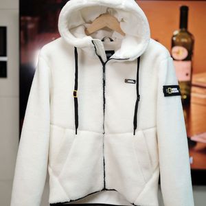 내셔널지오그래픽 후드 집업 플리스 자켓 M 공용