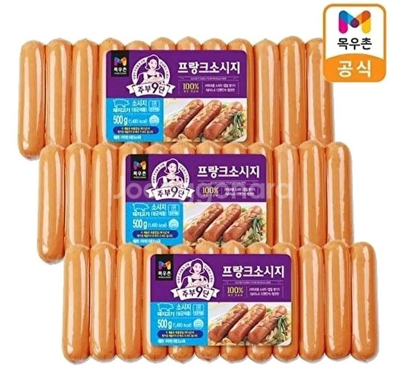 목우촌 주부 9단 프랑크소시지 500GX3개--0