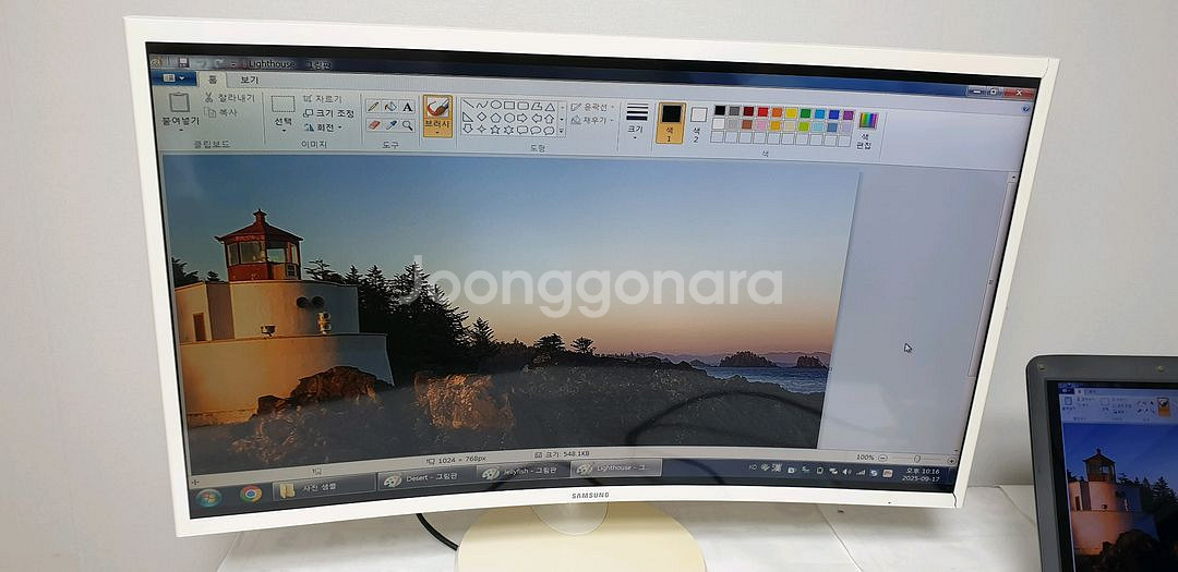 삼성 커브드 TV겸용 모니터 32인치--6