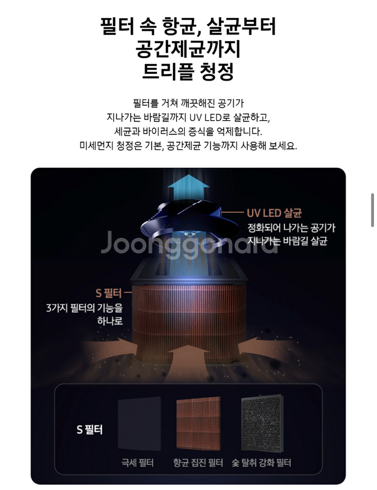 삼성 비스포크 큐브 공기청정기 (미개봉/새상품)--2