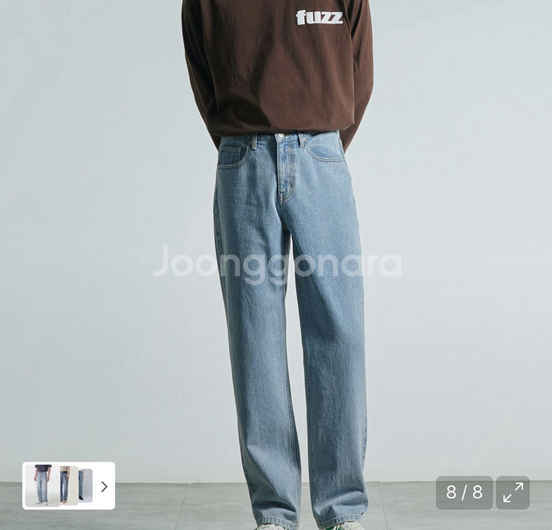 무신사 스탠다드 스트레이트 데님팬츠--0