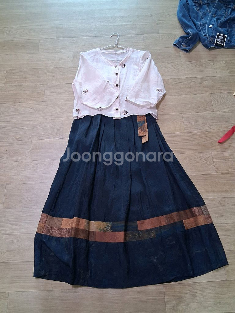 모시 생활한복 세트--1