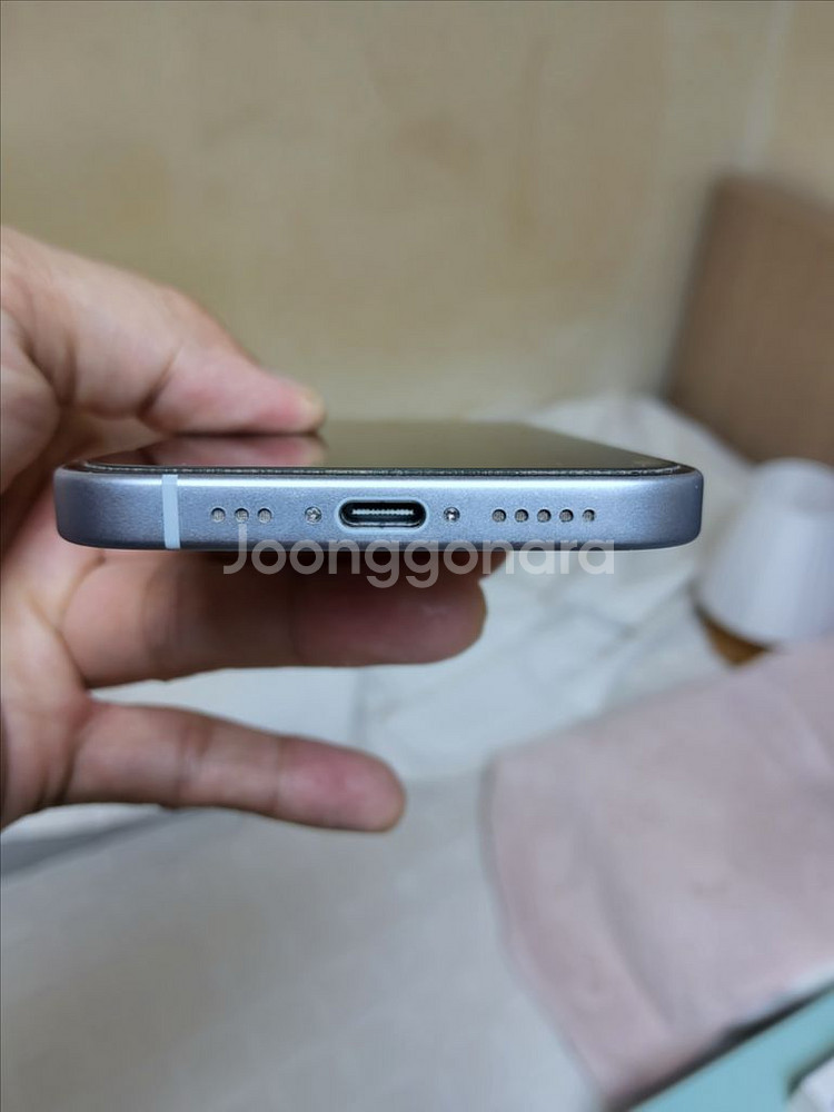 애플 아이폰15 128GB sss급블루 판매.--1