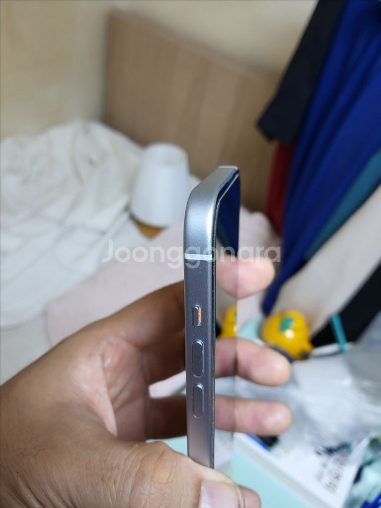 애플 아이폰15 128GB sss급블루 판매.--6