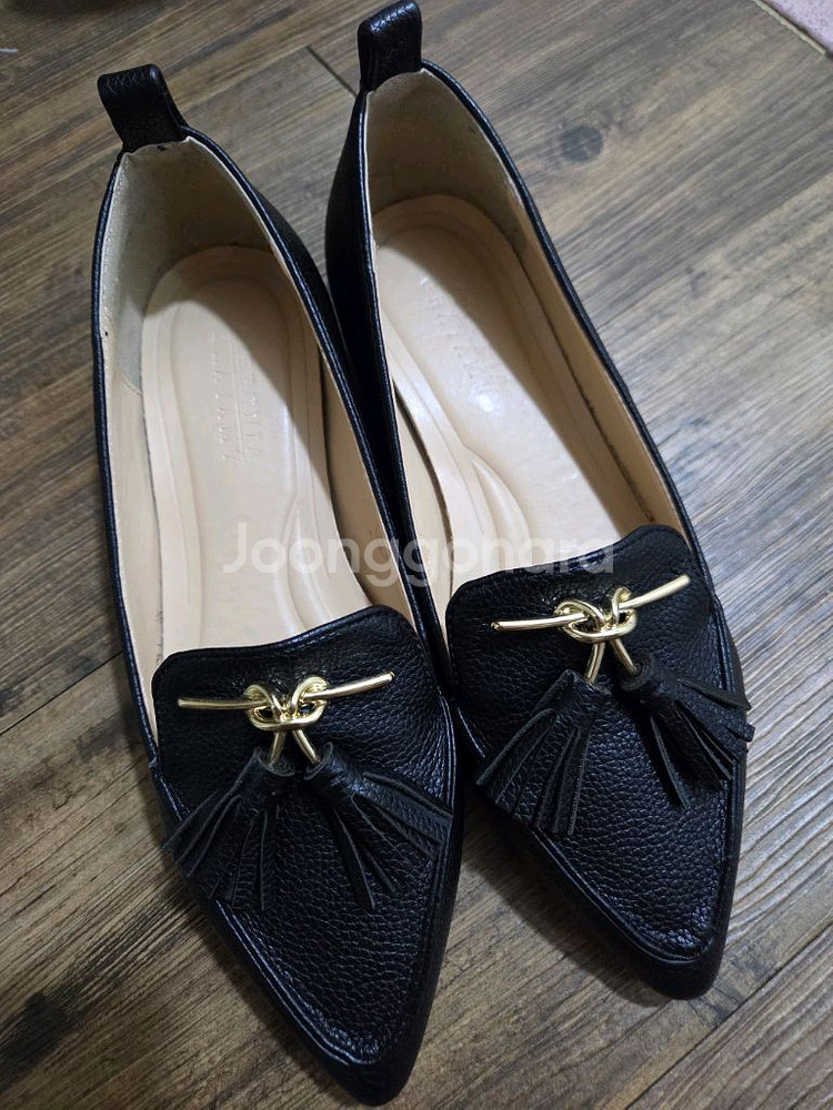 태슬 로퍼 블랙 3cm 230사이즈--5