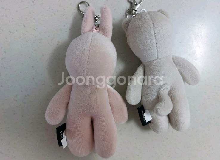 모던하우스 고양이 토끼 인형 키링 일괄--2