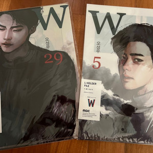 드라마 더블유W L홀더 새상품