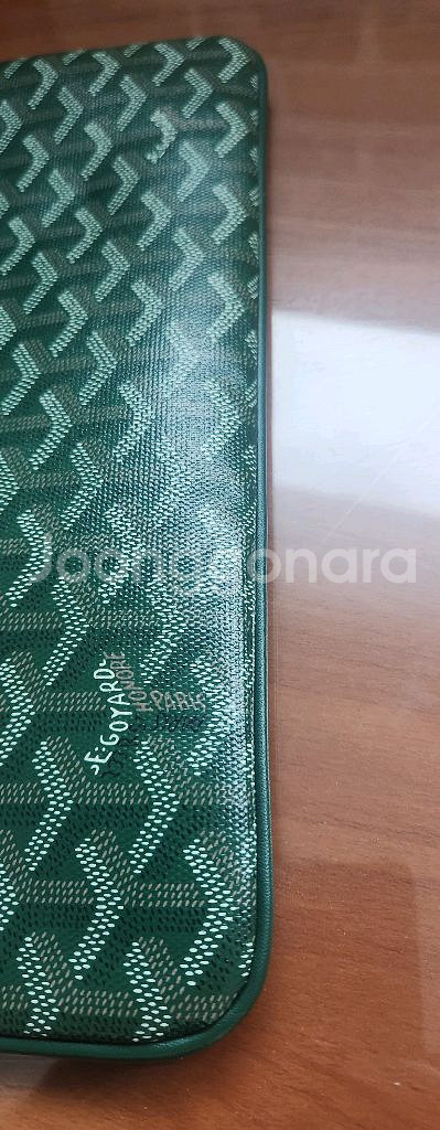 고야드 세나 클러치(그린)/정품/신품급/급처--6