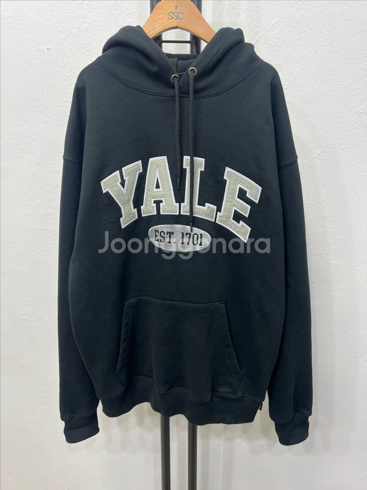 정품) YALE 예일 후드티 L--0