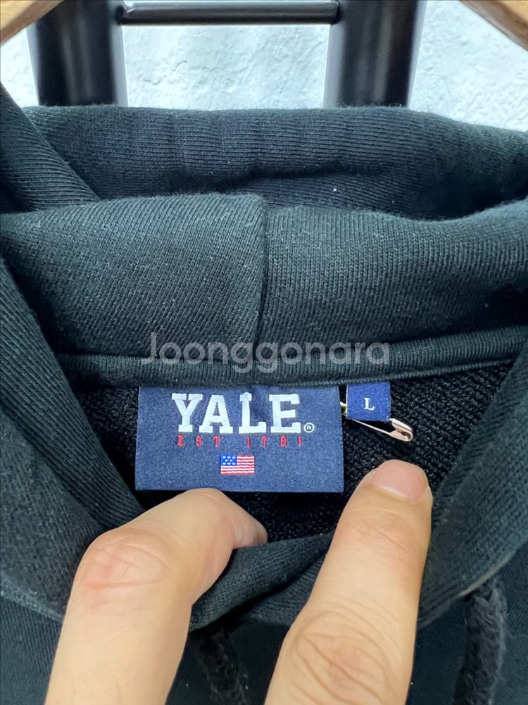 정품) YALE 예일 후드티 L--6