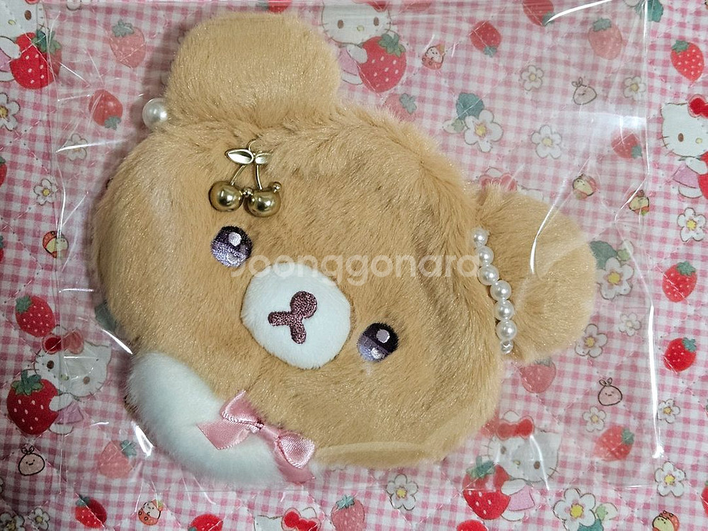 산엑스 리락쿠마 쥬얼체리 파우치(동전지갑)--1