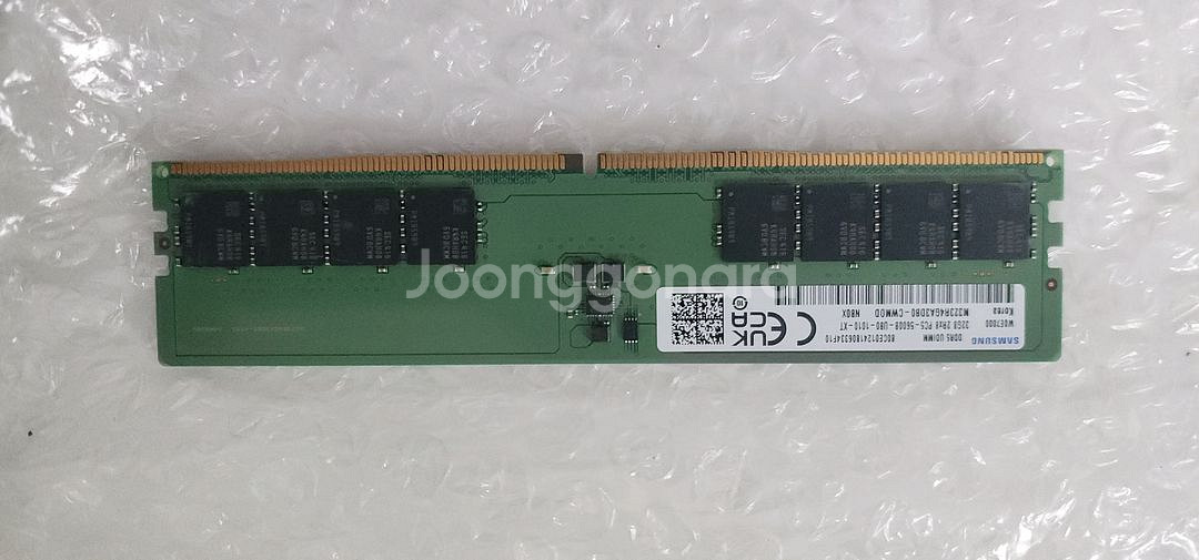 삼성 32GB DDR5 5600 데스크탑 램(미사용)--0
