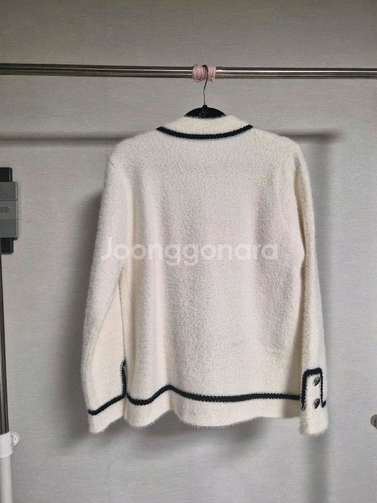 한번실착!프리)아이보리 퍼지 단아한 자켓--3