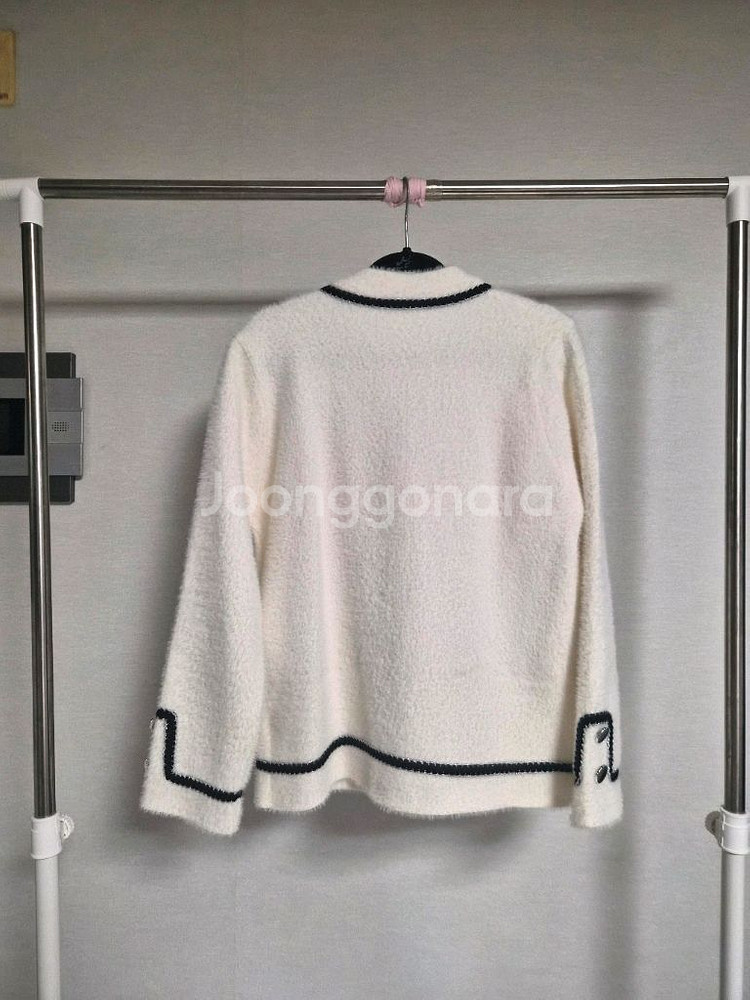 한번실착!프리)아이보리 퍼지 단아한 자켓--4