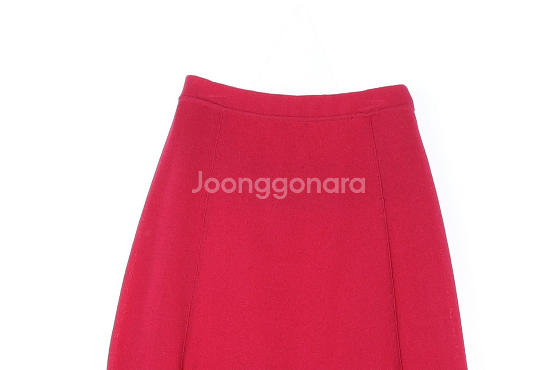 [S]시스템 핫핑크 A라인 롱 플레어스커트 치마--1