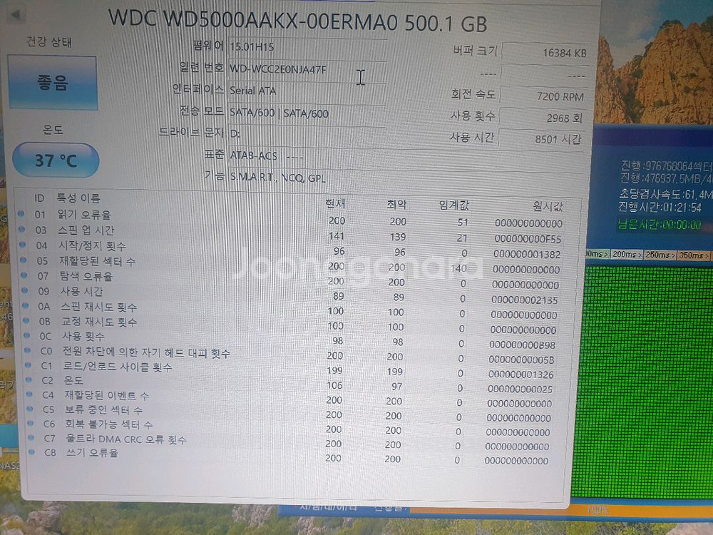 WD 500GB HDD 3.5인치--3