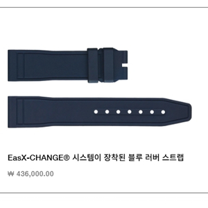 iwc 20mm 퀵체인지 정품 러버밴드 팝니다