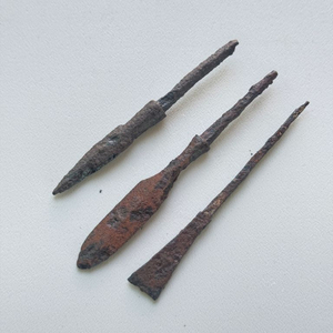 [진품] 전국시대 철기 철제 화살촉 3점