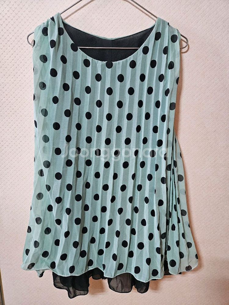 귀여운땡땡초록원피스^^--1